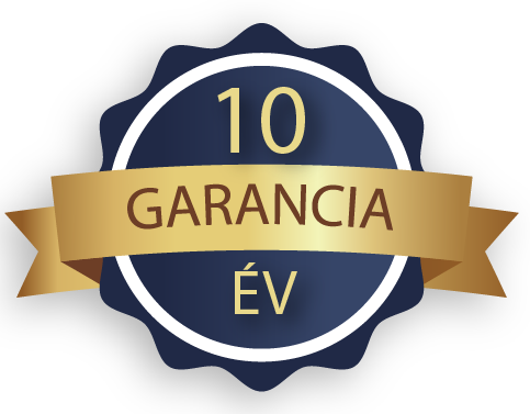 10 év garancia